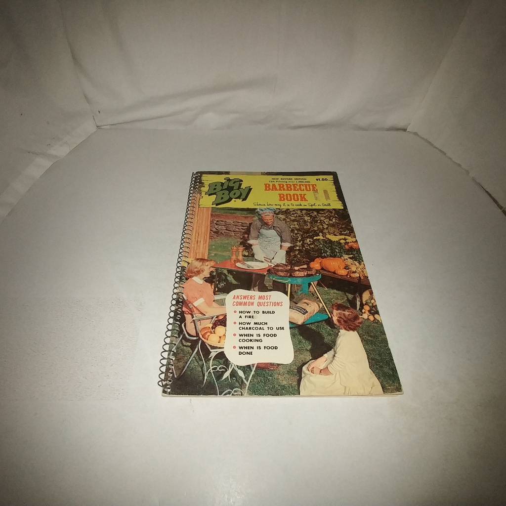 Big Boy Barbecue Book 1967 Vintage Gc